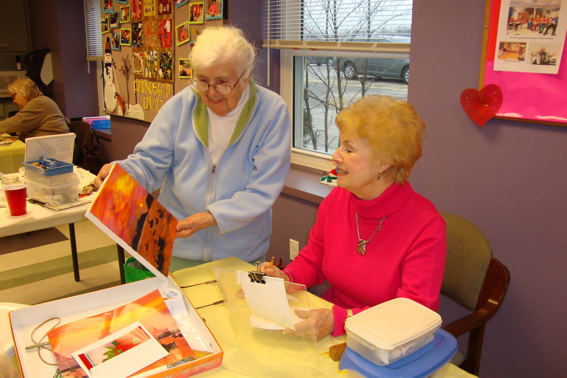 Senior Center arts class 