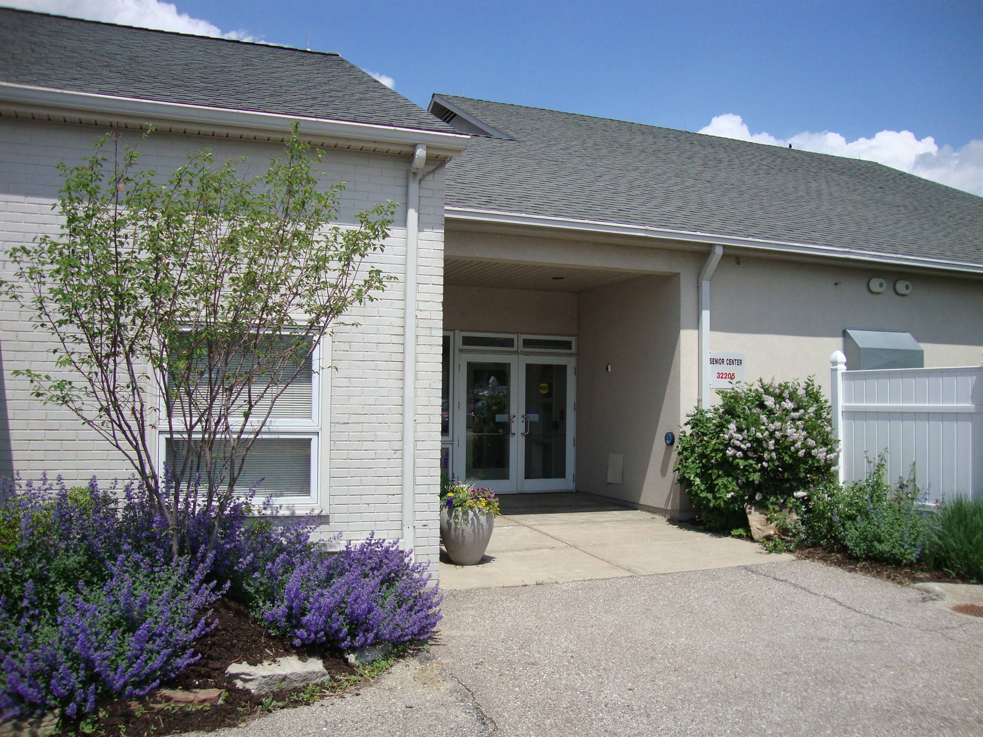 Entrance to Orange Senior Center